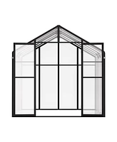 Slickblue Polycarbonate Greenhouse Outdoor Walk-in Greenhouse for Garden