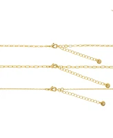 Unwritten Cubic Zirconia Love Locket Pendant Layered Necklace Set