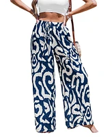 Cupshe Women's Sundown Meadow Abstract Pants