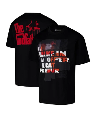 Freeze Max Men's Black The Godfather Offer T-Shirt