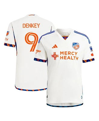 Adidas Men's Kevin Denkey White Fc Cincinnati 2024 The Canvas Kit Authentic Player Jersey