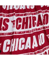 Mitchell & Ness Men's Red Chicago Bulls 1996/97 Hardwood Classics Teamwrap Swingman Shorts