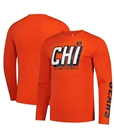 Fanatics Men's Orange Chicago Bears Long Sleeve T-Shirt