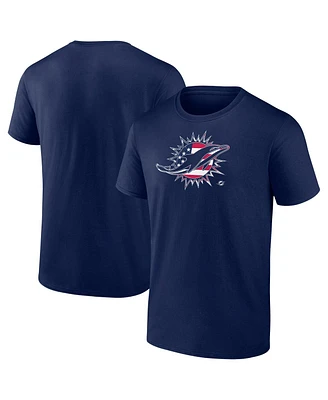 Fanatics Men's Navy Miami Dolphins Big Tall Americana T-Shirt