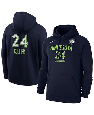 Nike Men's Napheesa Collier Navy Minnesota Lynx Explorer Edition Name Number Pullover Hoodie