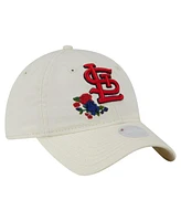 New Era Women's Cream St. Louis Cardinals Floral 9TWENTY Adjustable Hat