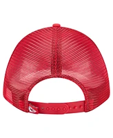 New Era Men's Red Kansas City Chiefs Active Minimalist M-Crown A-Frame 9FORTY Adjustable Hat