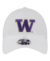 New Era Men's White Washington Huskies Active Ripstop 9TWENTY Adjustable Hat