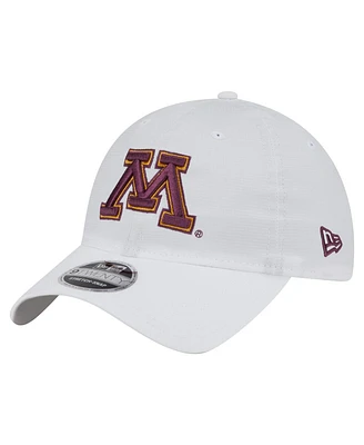 New Era Men's White Minnesota Golden Gophers Active Ripstop 9TWENTY Adjustable Hat