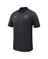 Nike Men's Black Boise State Broncos 2025 Early Season Coaches Sideline Victory Stripe Performance Polo Shirt