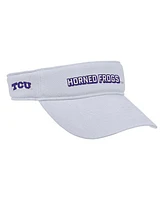 Nike Men's White Tcu Horned Frogs 2025 On-Field Ace Performance Adjustable Visor Hat