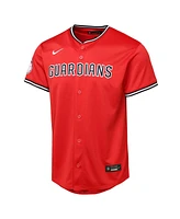 Nike Big Boys and Girls Red Cleveland Guardians Alternate 2 Limited Jersey