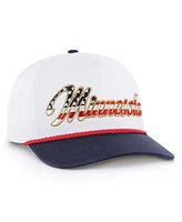 '47 Brand Men's White Minnesota Vikings Patriotic Overhand Hitch Adjustable Hat