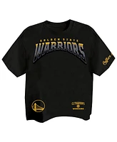Two Hype Men's Black Golden State Warriors Drip Dime Collection Premium T-Shirt