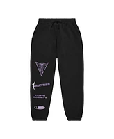 Playa Society Men's and Women's Black Golden State Valkyries Fleece Sweatpants