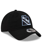New Era Men's Black Utah Mammoth 9TWENTY Adjustable Hat