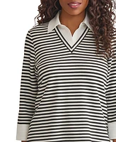 Jones New York Women's V-Neck Top