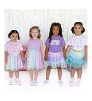 Sweet Wink Little and Big Girls Rainbow Mermaid Tutu Skirt