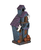 Northlight 22.75" Led Lighted Haunted House with Ghosts Halloween Decoration