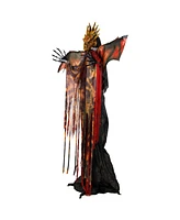 Northlight 70" Lighted and Animated Standing Dragon Man with Sound Halloween Figure