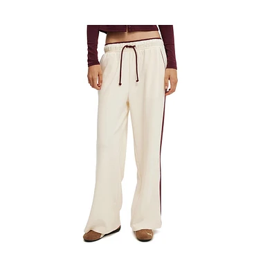 Cotton On Women's Contrast Wide Leg Sweatpant