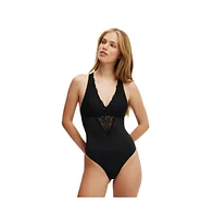 Cotton On Women's Sabrina Lace Bodysuit