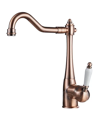 Greenspring Traditional Single-Handle Standard Kitchen Sink Faucet Antique Copper