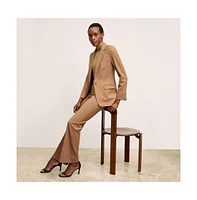M.m.LaFleur Women's Horton Flare Trouser - Washable Wool Twill
