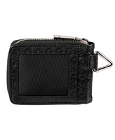 Guess Men's Rfid G Cube Emboss Zip Around Wallet with Coin Pocket