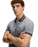 Boss by Hugo Men's Cotton-Pique Dot Print Polo Shirt