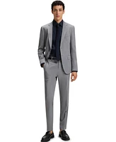 Boss by Hugo Men's Stretch Poplin Regular-Fit Dress Shirt