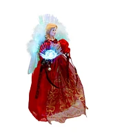 Northlight 12" Lighted Fiber Optic Angel Christmas Tree Topper