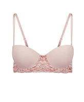 Adore Me Women's Lyza Push Up Balconette Bra