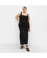 City Chic Women's Sweet Crochet Dress
