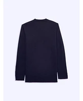 Elie Balleh Toddler Navy Casual Crewneck Sweater