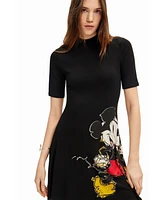 Desigual Women's Mickey Mouse short dress