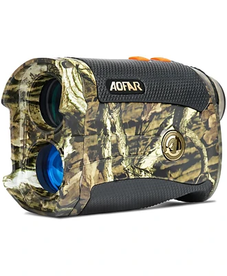 Aofar Hx-1200T Range Finder for Hunting Archery, 1200 Yards with Angle and Horizontal Distance, Shooting Wild Waterproof Coma Rangefinder, 6X 25mm