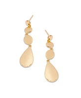 brook & york Gold Plated Elliot Earrings