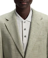Boss by Hugo Boss Men's Micro Pattern Regular-Fit Blazer