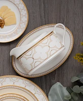 Noritake Trefolio Gold Gravy W/ Tray, 16 Oz.
