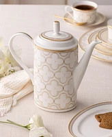 Noritake Trefolio Gold Coffee Server, 52 Oz.