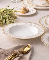 Noritake Trefolio Gold 12-Piece Dinnerware Set, Service for 4