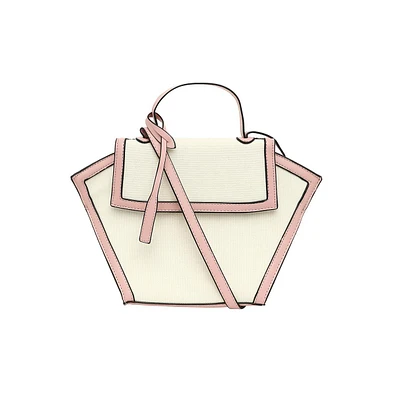 Women's The Roma Canvas Hand Bag - Blush Pink & Cloud White