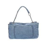 Women's The Denim-Slouch Shoulder Bag - Indigo Blue