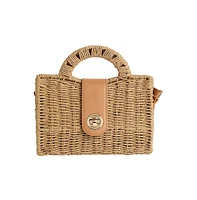 Women's The Basket Hand Bag - Khaki Brown