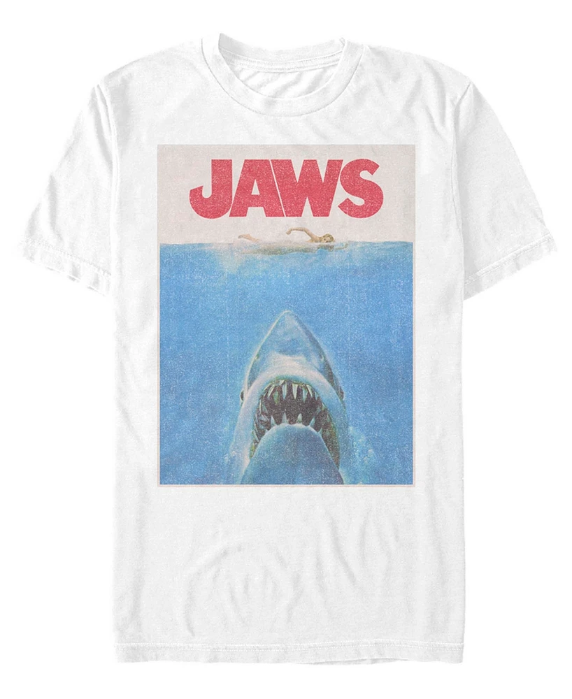 Jaws Men's Retro Poster Short Sleeve T-Shirt