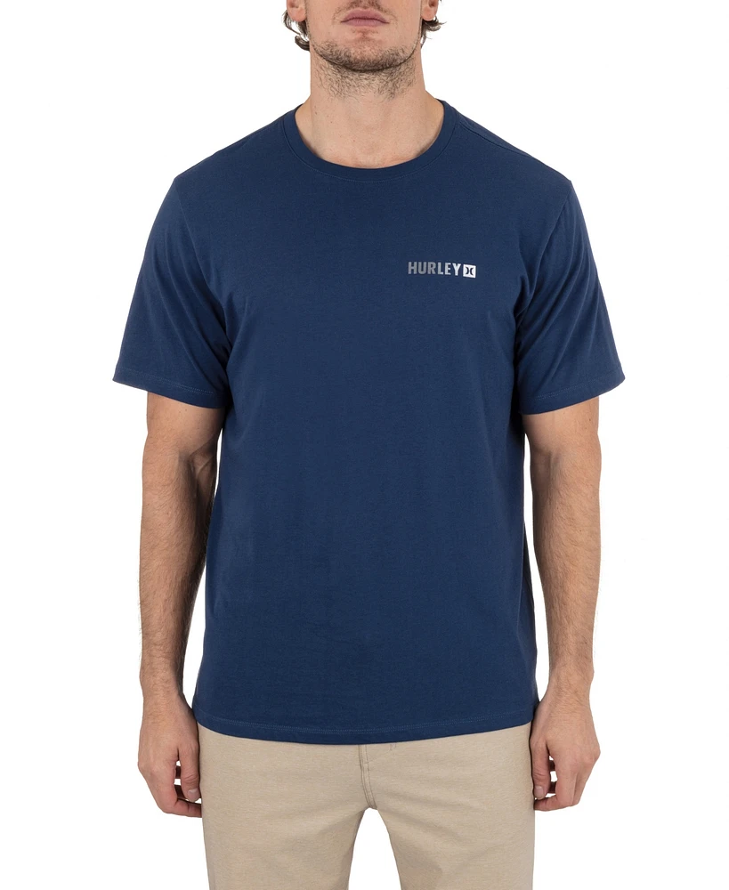 Hurley Men's Circle Gradient Short Sleeve T-Shirt