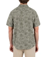 Hurley Men's One and Only Stretch Print Short Sleeve Shirt