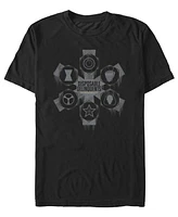 Fifth Sun Men's Disposable Delinquents Logos Short Sleeve T-Shirt