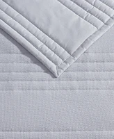 Vera Wang Seersucker Stripe 3-Pc. Quilt Set